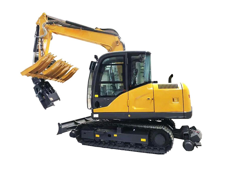 型路轨两用换枕机3