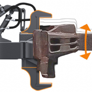 Road-rail dual-purpose loader tractor